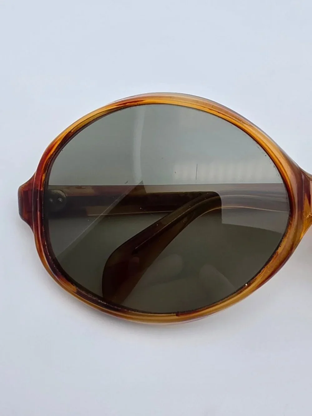 Sun Scene A678 Tortoise Frame Grey Mineral Glass Lens Sunglasses Italy 60-17-125